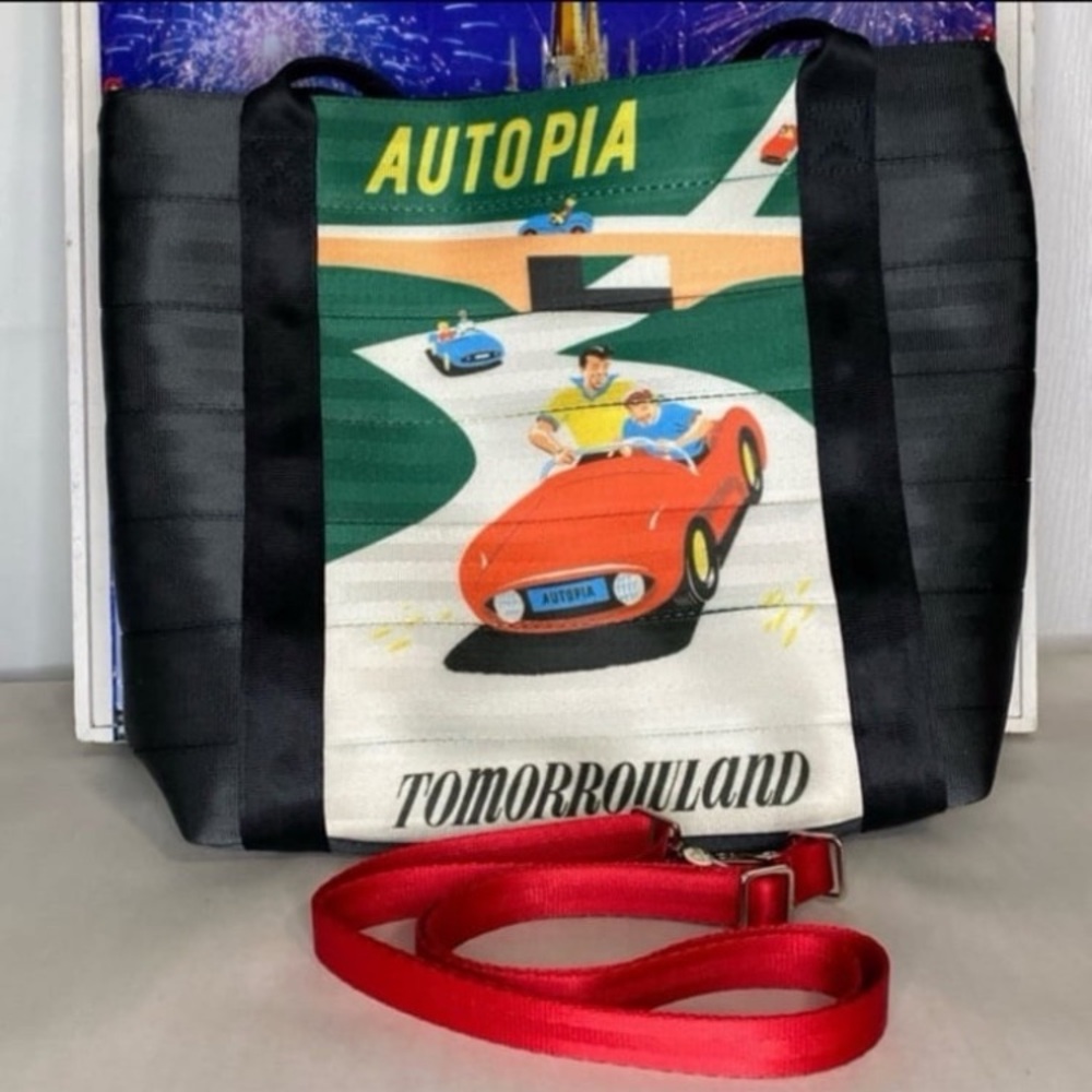 Disney Parks X Harvey’s Disneyland 60th Autopia Tomorrowland Poster Tote